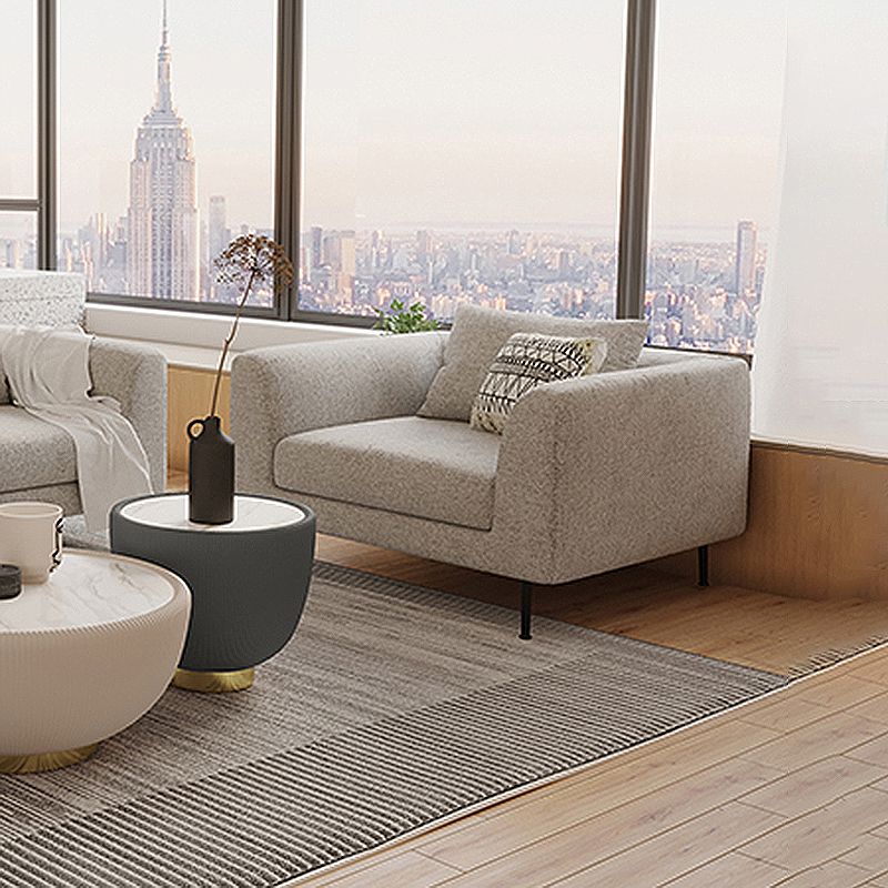 Modern Cotton Square Arm Sofa Pillow Back Settee for Living Room Clearhalo 'furn' 'furn_sofas' 'Furniture' 'furniture_sofas' 'Living Room Furniture' 'Sofa' 'sofas' 1200x1200_6c1852b0-8e80-4077-9082-2fd564d670ed