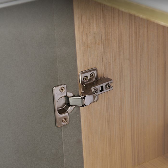 Artificial Wood comedor del comedor gabinete parador glam credenza con cajones y almacenamiento