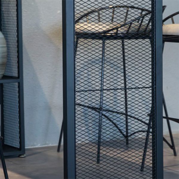 Scrivania da bar per bistrot in bianco e nero con soggiorno in pietra tavolo da bar in pietra