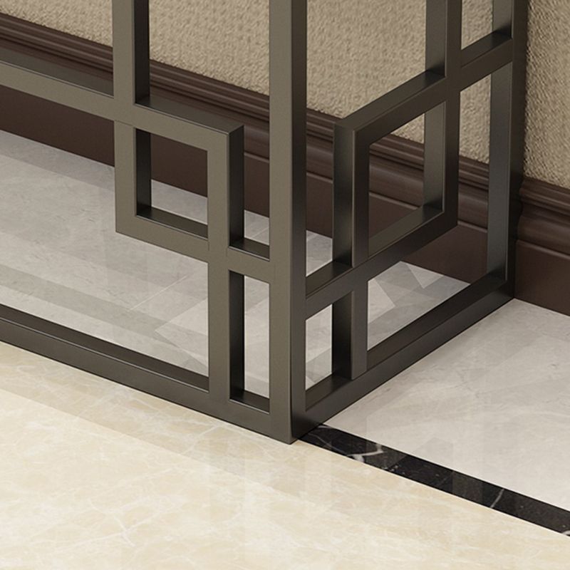 Modern Sofa Console Table Antique Finish Console Accent Table in Marble Clearhalo 'Console Tables' 'console_tables' 'Entry & Mudroom Furniture' 'furn' 'furn_console_tables' 'Furniture' 1200x1200_6c1bd5da-17f3-4bbf-a6eb-aac62e8f6436