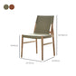 Silla lateral simple moderna silla de comedor marco de madera maciza para comedor para comedor