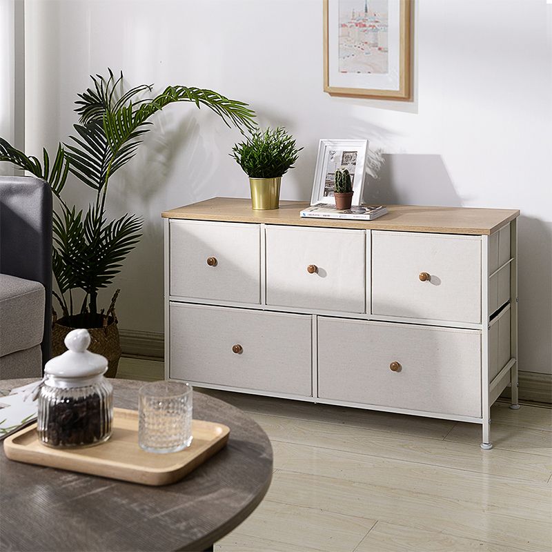 Poitrine de rangement contemporaine Chéchance à tissus avec tiroirs pour la maison / le bureau