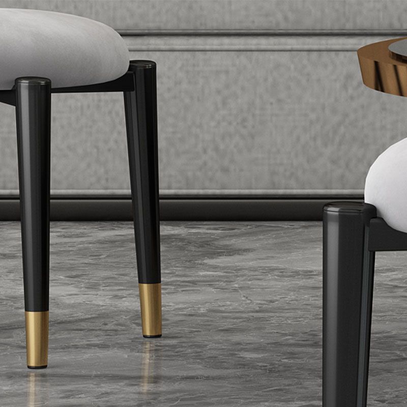 Luxury Ottoman Velvet Tear Resistant Solid Color Round Ottoman with Metal Legs Clearhalo 'furn' 'furn_ottomans_poufs' 'Furniture' 'Living Room Furniture' 'Ottomans & Poufs' 'ottomans_poufs' 1200x1200_6c21755a-fc6a-4a7c-8f78-032f3a9f4143