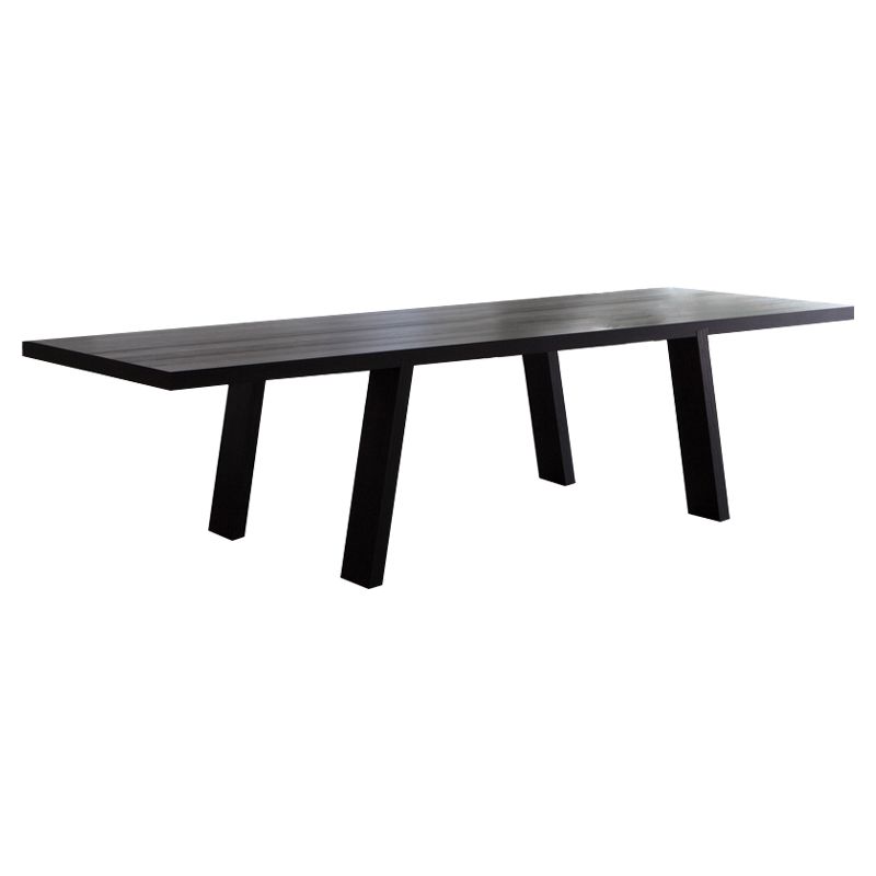 Rectangle 4 Legs Industrial Table Solid Wood Fixed Table for Dining Room Clearhalo ' dining_table' 'Dining Tables & Seating' 'Dining Tables' 'furn' 'furn_dining_table' 'Furniture' 'furniture_dining_table' 'Kitchen & Dining Furniture' 'kitchen&dining_furn' 'kitchen' 'kitchen_dining_table' 1200x1200_6c21941d-9569-46ca-8bc4-2ef950613854