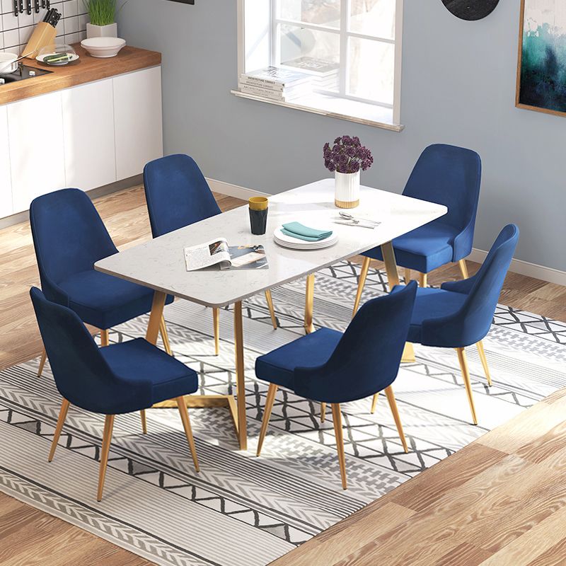 Glam Style Dining Room Chair Upholstered Dining Side Chair for Indoor Clearhalo 'Dining Chairs' 'Dining Tables & Seating' 'dining_chair' 'furn' 'furn_dining_chair' 'Furniture' 'furniture_dining_chair' 'Kitchen & Dining Furniture' 1200x1200_6c22c35a-ace9-40ea-b0db-23a3a6925df5