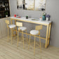 Wood Counter Table with Rectangle Table Top Trestle Table - 41.3" H Clearhalo 'Bar Furniture' 'Bar Tables' 'bar_tables' 'furn' 'furn_bar_tables' 'Furniture' 'furniture_bar_tables' 'Kitchen & Dining Furniture' 1200x1200_6c23c99e-c18b-41b5-a4b2-8db1cc0a952b