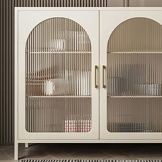 Gabinetto del salotto del soggiorno in ferro mobile moderno server moderno con porta di vetro e conservazione