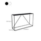 Contemporary Console Table Metal Rectangle Accent Table for Hall Clearhalo 'Console Tables' 'console_tables' 'Entry & Mudroom Furniture' 'furn' 'furn_console_tables' 'Furniture' 1200x1200_6c252a2c-f6b7-48ff-bd18-0523b1ff7531