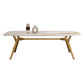 Sintered Stone Top Dining Table Rectangle Table with Metal Gold Base and 4 Legs Clearhalo ' dining_table' 'Dining Tables & Seating' 'Dining Tables' 'furn' 'furn_dining_table' 'Furniture' 'furniture_dining_table' 'Kitchen & Dining Furniture' 'kitchen&dining_furn' 'kitchen' 'kitchen_dining_table' 1200x1200_6c26352e-614d-4e81-94de-eb27636fea39