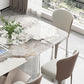 Minimalist Dining Table Sets with Rectangle Shape Table and Upholstered Chairs Clearhalo 'Dining Room Sets' 'Dining Tables & Seating' 'dining_room_set' 'furn' 'furn_dining_room_set' 'Furniture' 'furniture_dining_room_set' 'Kitchen & Dining Furniture' 'kitchen&dining_furn' 'kitchen' 1200x1200_6c26933b-bd87-4e92-a739-f45ad0b8de06
