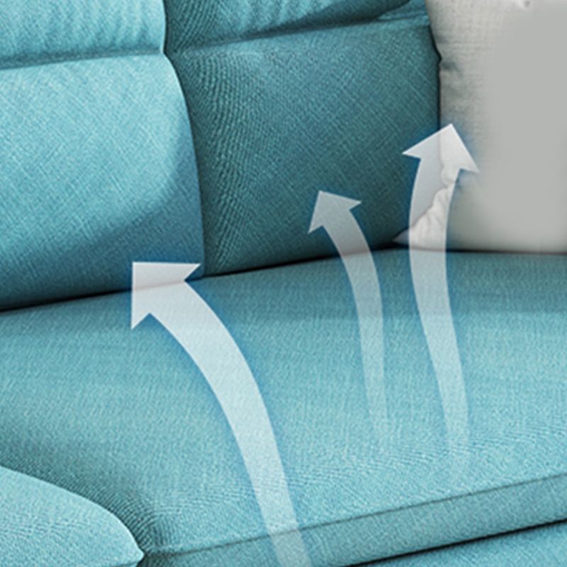 4-Seater Square Arm Sofa 92.1"/106.3" Wide Cushions Extra Long Slipcovered Sofa Clearhalo 'furn' 'furn_sofas' 'Furniture' 'furniture_sofas' 'kitchen' 'kitchen_sofas' 'Living Room Furniture' 'Sofa' 'sofas' 1200x1200_6c26c117-d329-41eb-9664-09e2e379e42e