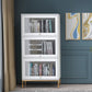 11.81"W Bookcase Glam Style Shelf Bookcase for Home and Office with Door Clearhalo 'Bookcases' 'furn' 'furn_bookcases' 'Furniture' 'furniture_bookcases' 'kitchen' 'kitchen_bookcases' 'Living Room Furniture' 'Office Furniture' 1200x1200_6c2833ad-64e5-4e39-b388-76b28ee03bf9