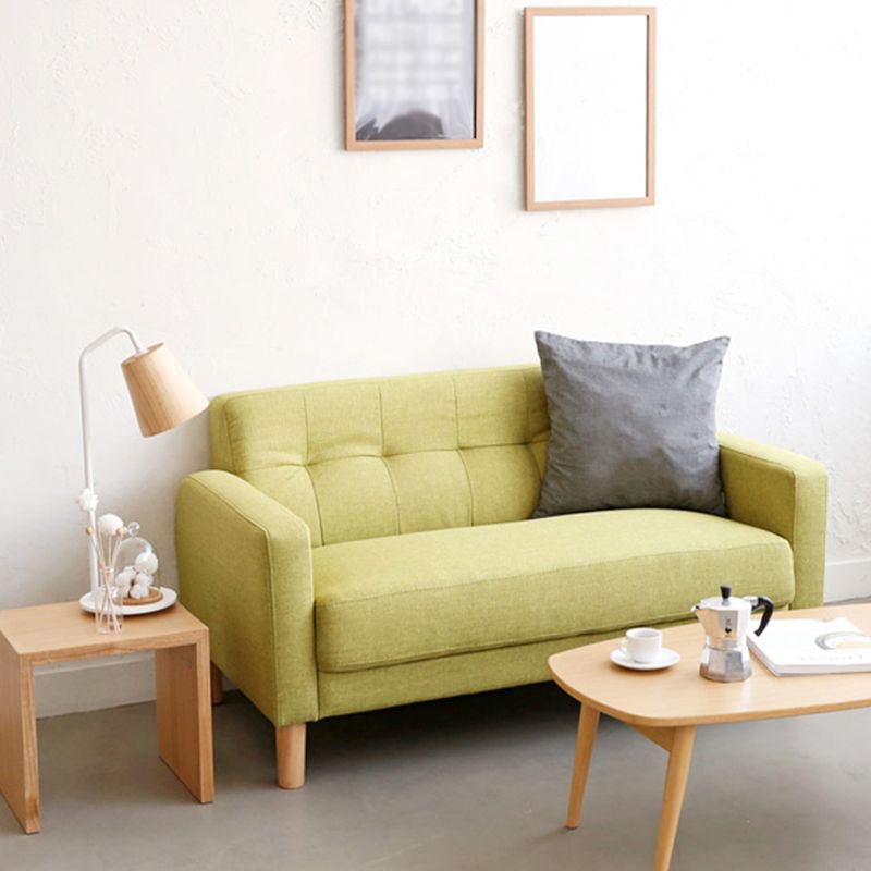 標準的なビスケットバックセッピーソファコンテンポラリースクエアアームセッピーラブシート