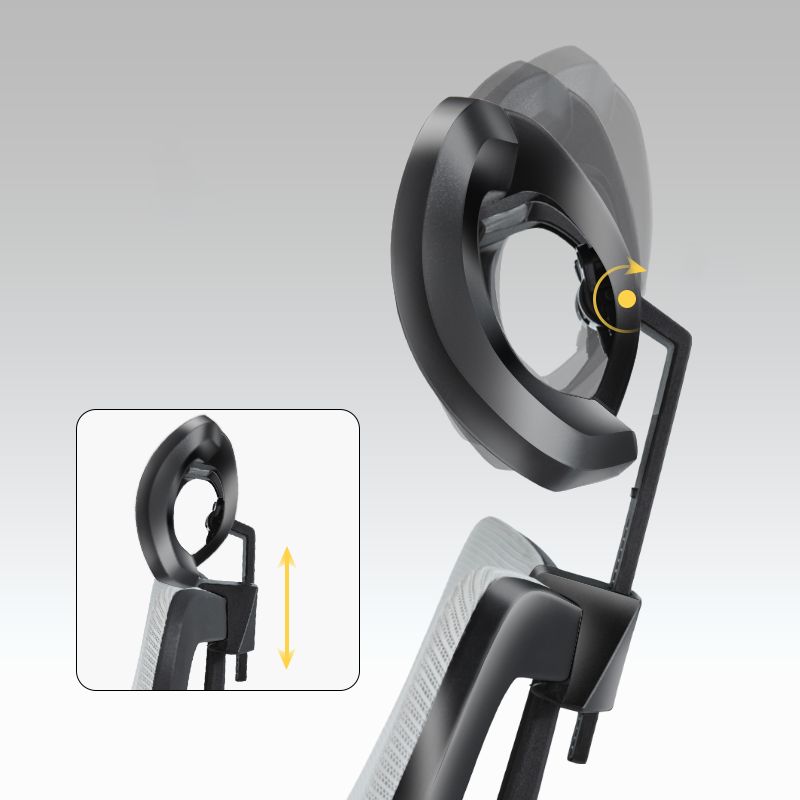 Black / Grey Mesh Office Chair Nylon Frame Rotatable Desk Chair with Wheels Clearhalo 'furn' 'furn_office_chair' 'Furniture' 'Office Chairs' 'Office Furniture' 'office_chair' 1200x1200_6c2b3a9d-f739-424b-a6e8-91d75909e1f7