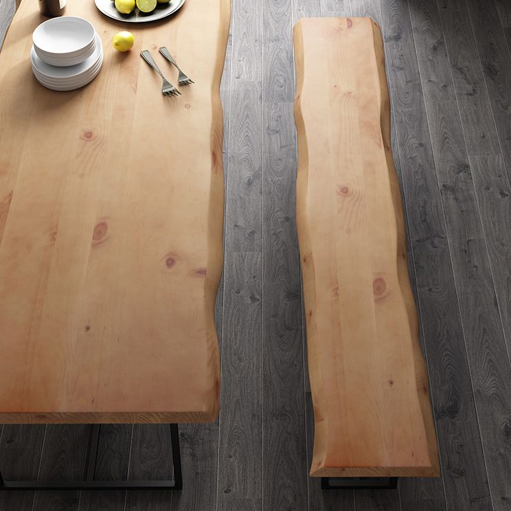 Moderne 1/5 stukken Dinerset rechthoekige dennenhout eettafel voor café