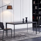 Stone Top Dining Table Rectangle Contemporary Table with 4 Legs in Black Clearhalo 'Dining Tables & Seating' 'Dining Tables' 'dining_table' 'furn' 'furn_dining_table' 'Furniture' 'furniture_dining_table' 'Kitchen & Dining Furniture' 'kitchen' 'kitchen_dining_table' 1200x1200_6c2c7c0a-cf10-4fe6-8ed7-12d336cfd2b8