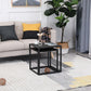 Frame 2 Nesting Coffee Table Mid-Century Metal Square Cocktail Table Clearhalo 'Coffee & Accent Tables' 'Coffee Tables' 'coffee_tables' 'furn' 'furn_coffee_tables' 'Furniture' 'Living Room Furniture' 1200x1200_6c2cf1b7-c34d-42cb-a890-cc0fee0109ea