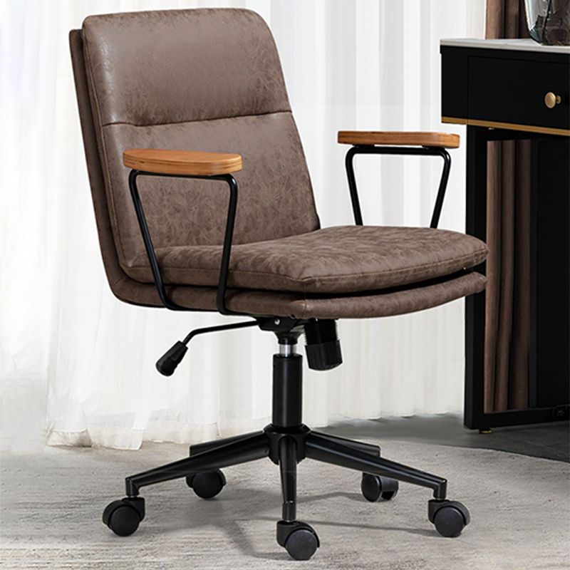 Armas fijas Silla de oficina Mecanismo sin angustia silla de diapositiva ergonómica