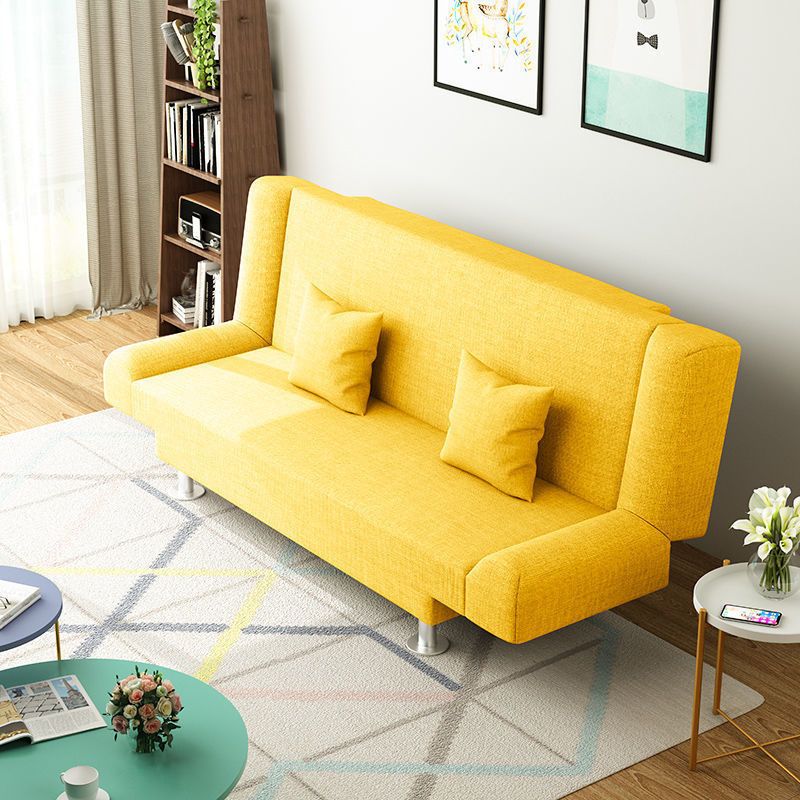Modern Linen Sofa 23"W Tight Back Armless Couch for Living Room Clearhalo 'furn' 'furn_sofas' 'Furniture' 'furniture_sofas' 'Living Room Furniture' 'Sofa' 'sofas' 1200x1200_6c2ee95d-2b9a-48a5-a6a0-37c9eefb1b07