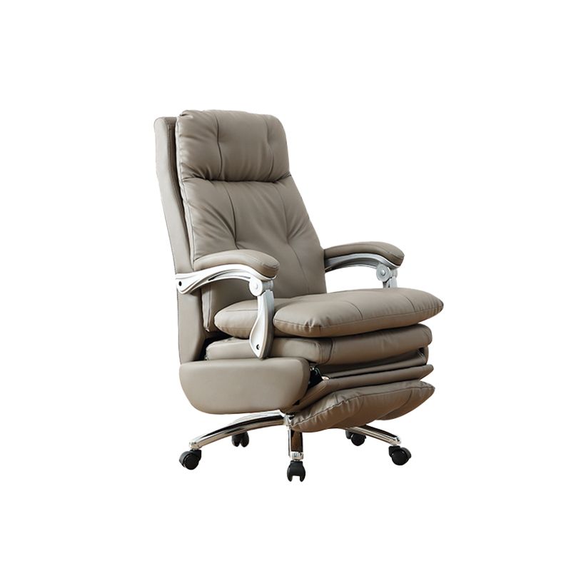 Armas extraíbles Silla de oficina Mecanismo de inclinación de cuero sin angustia silla de escritorio ergonómico