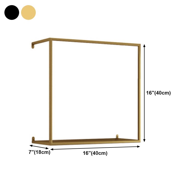 Iron Closed Back Bookshelf Gold and Black Industrial Wall Unit Bookshelf Clearhalo 'Bookcases' 'furn' 'furn_bookcases' 'Furniture' 'furniture_bookcases' 'kitchen' 'kitchen_bookcases' 'Living Room Furniture' 'Office Furniture' 1200x1200_6c2fb922-dfb0-4671-8087-1f03bf854ff2
