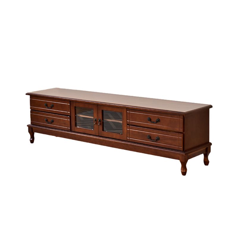 Modern TV Media Console Wooden TV Media Stand with 4 Drawers Clearhalo 'furn' 'furn_tv_stands_entertainment_centers' 'Furniture' 'Living Room Furniture' 'TV Stands & Entertainment Centers' 'TV Stands & Media Storage Furniture' 'tv_stands_entertainment_centers' 1200x1200_6c2fbc73-8adb-4959-86ab-a25df1fa191d