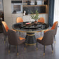 Sintered Stone Dining Room Table Pedestal Dining Table for Dining Room Clearhalo 'Dining Tables & Seating' 'Dining Tables' 'dining_table' 'furn' 'furn_dining_table' 'Furniture' 'Kitchen & Dining Furniture' 1200x1200_6c3288bf-9423-4ac8-88aa-ea5decdd5917