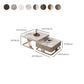 Slate Square Coffee Table Frame 2 Nesting Coffee Table Set for Living Room Clearhalo 'Coffee & Accent Tables' 'Coffee Tables' 'coffee_tables' 'furn' 'furn_coffee_tables' 'Furniture' 'Living Room Furniture' 1200x1200_6c3791ea-ec71-4c5b-8fa7-3e9995686c22