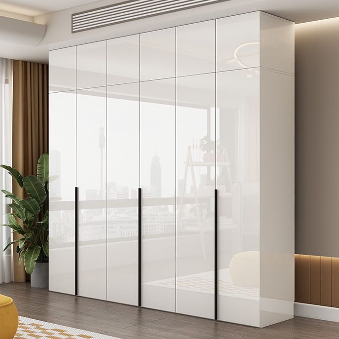 Armadio in legno di colore bianco morbido armadio del cassetto vicino per la camera da letto