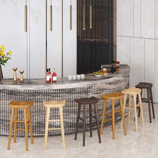 Industrial Solid Wood Bar Stool Backless Counter Stool for Restaurant and Bristol Clearhalo 'Bar Furniture' 'Bar Stools' 'bar_stools' 'furn' 'furn_bar_stools' 'Furniture' 'Kitchen & Dining Furniture' 1200x1200_6c3abe50-3117-4149-ae8b-2c0240ae4fab