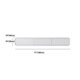 White TV Cabinet Simple Modern Combination Living Room Household Floor TV Cabinet Clearhalo 'furn' 'furn_tv_stands_entertainment_centers' 'Furniture' 'Living Room Furniture' 'TV Stands & Entertainment Centers' 'TV Stands & Media Storage Furniture' 'tv_stands_entertainment_centers' 1200x1200_6c3bf256-f150-4931-a8d3-3c4072784abb