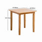 Tavolino in legno rettangolare nordico 4 gambe tavolo da cocktail naturale