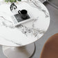 Contemporary Style Home Sintered Stone Dining Table Round Table with Tulip Base Clearhalo ' dining_table' 'Dining Tables & Seating' 'Dining Tables' 'furn' 'furn_dining_table' 'Furniture' 'furniture_dining_table' 'Kitchen & Dining Furniture' 'kitchen&dining_furn' 'kitchen' 'kitchen_dining_table' 1200x1200_6c3de18f-11bc-4123-854e-5226a20b79b4