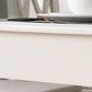 Rectangle 4 Legs Mid-Century Dining Table White Tone Fixed Table of Solid Wood Clearhalo ' dining_table' 'Dining Tables & Seating' 'Dining Tables' 'furn' 'furn_dining_table' 'Furniture' 'furniture_dining_table' 'Kitchen & Dining Furniture' 'kitchen&dining_furn' 'kitchen' 'kitchen_dining_table' 1200x1200_6c401ffb-630f-46b6-8ba9-635529781942