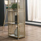 Table de bar rectangulaire de style moderne, table stockable pour le salon