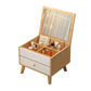 Scandinavian 1-Drawer Wooden Flip-top Dressing Vanity Make-up Table