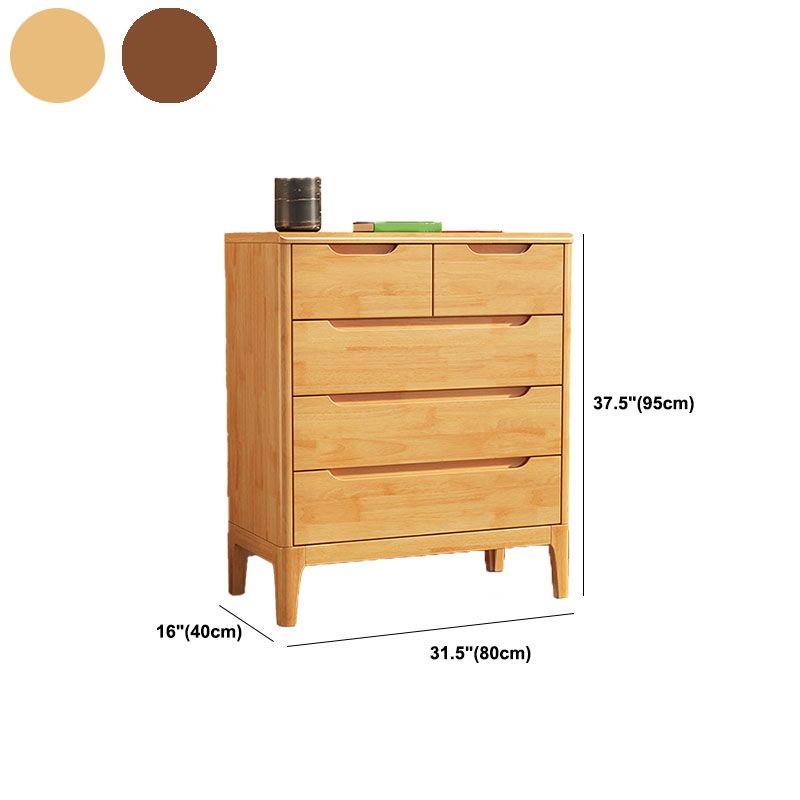 Contemporary Storage Chest Dresser Solid Wood Dresser with 5/6/7 Drawers Clearhalo 'Bedroom Furniture' 'Dressers & Chests' 'dressers_chests' 'furn' 'furn_dressers_chests' 'Furniture' 1200x1200_6c41a421-7f20-4d3d-b54b-09e03705060e