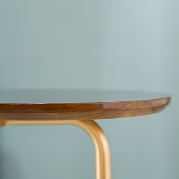 Holzpodest Seitentisch moderner minimalistischer Endtisch für Wohnzimmer