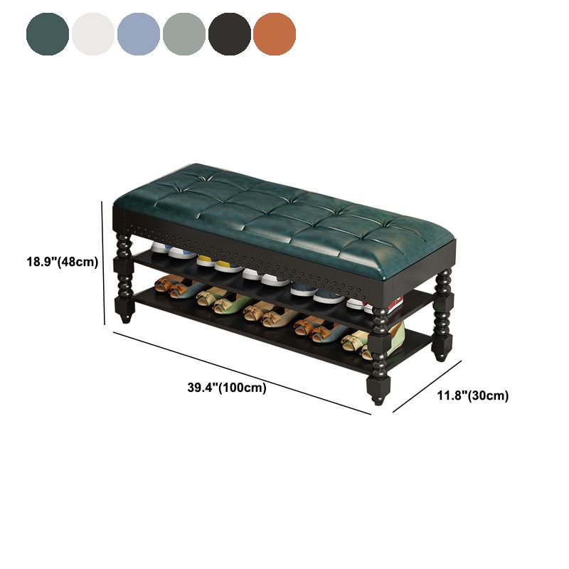 Mid-Century Modern Seating Bench Upholstered Cushioned Bench Clearhalo 'Benches' 'Chairs & Seating' 'furn' 'furn_benches' 'Furniture' 'Living Room Furniture' 1200x1200_6c45e8f9-526c-4cf1-a79c-acddeaa3193c