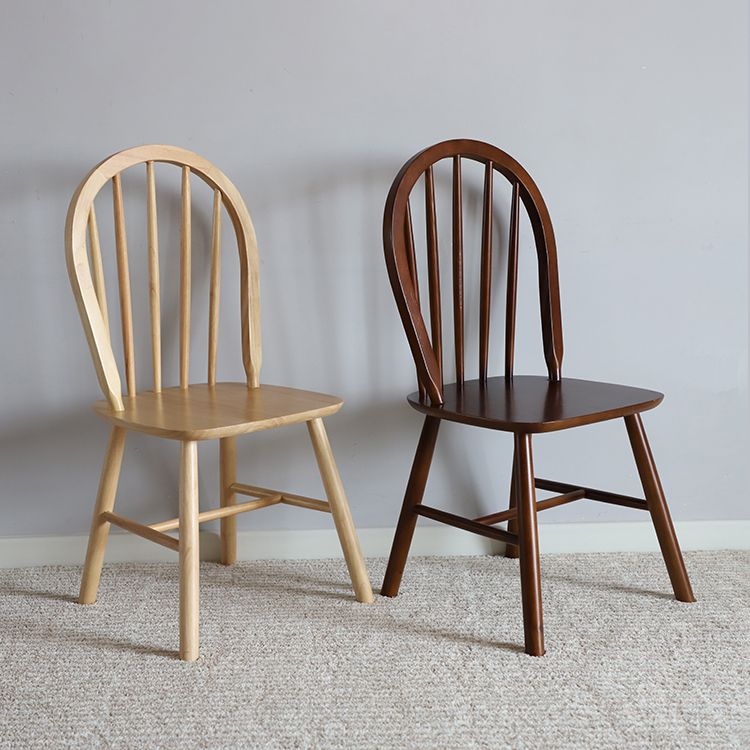 Nordic Style Solid Wood Dining Room Chair Windsor Back Side Chair for Home Use Clearhalo ' kitchen&dining_furn' 'Dining Chairs' 'Dining Tables & Seating' 'dining_chair' 'furn' 'furn_dining_chair' 'Furniture' 'furniture_dining_chair' 'Kitchen & Dining Furniture' 'kitchen' 1200x1200_6c488af3-267c-4f5f-aeb3-721ff1e1676a