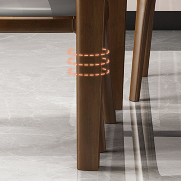 Modern Stone Foldable Dining Table Rubber Wood Base for Dining Room Clearhalo 'Dining Tables & Seating' 'Dining Tables' 'dining_table' 'furn' 'furn_dining_table' 'Furniture' 'Kitchen & Dining Furniture' 1200x1200_6c491ab0-da2e-4340-9716-36bbc6ba1d7a