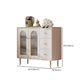 Cabinete de aparador contemporáneo Mesa de madera de faux con piernas para la cocina