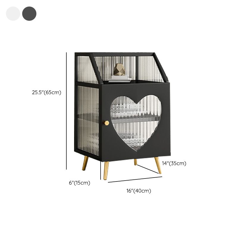 Server da pranzo con finitura opaca con gambe in metallo oro Sideboard moderno per sala da pranzo
