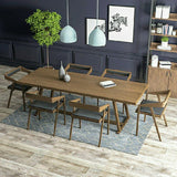 Solid Wood Contemporary Rectangular Dining Table Pine Wood Top Table with Trestle Base Clearhalo ' dining_table' 'Dining Tables & Seating' 'Dining Tables' 'furn' 'furn_dining_table' 'Furniture' 'furniture_dining_table' 'Kitchen & Dining Furniture' 'kitchen&dining_furn' 'kitchen' 'kitchen_dining_table' 1200x1200_6c4e4c2a-d6d6-40ac-8134-4f73e382886a