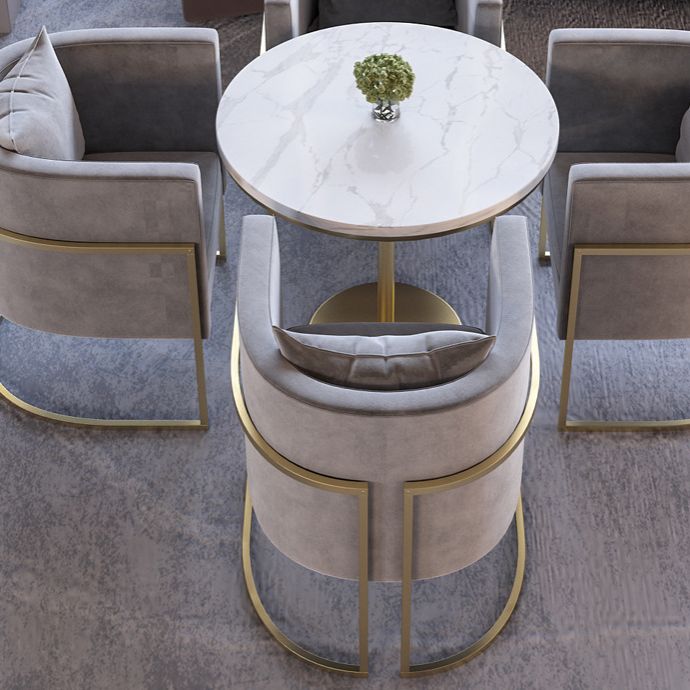 Nordic Sintered Stone Dining Room Set with Metal Base Dining Furniture for Household Clearhalo 'Dining Room Sets' 'Dining Tables & Seating' 'dining_room_set' 'furn' 'furn_dining_room_set' 'Furniture' 'furniture_dining_room_set' 'Kitchen & Dining Furniture' 'kitchen&dining_furn' 'kitchen' 1200x1200_6c4fd1c8-df74-4c62-ba52-c1acd94b9838