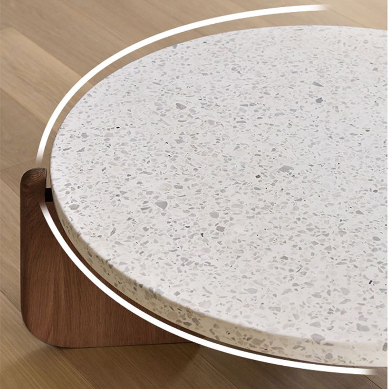 French Country Round Cocktail Table Wood 3 Legs Coffee Table Clearhalo 'Coffee & Accent Tables' 'Coffee Tables' 'coffee_tables' 'furn' 'furn_coffee_tables' 'Furniture' 'Living Room Furniture' 1200x1200_6c4fd94d-4666-4348-bb90-4a67222113d9
