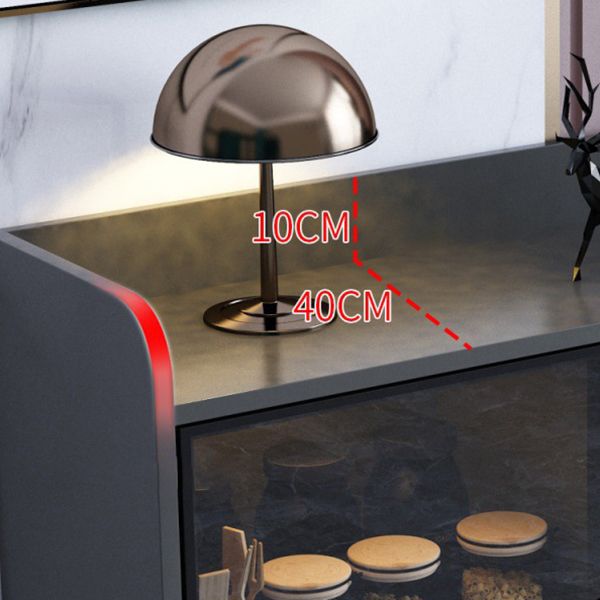 Modern Engineered Wood 31.5"L Sideboard Buffet 1-Door and 3 Drawer Dining Room Server Clearhalo 'buffet_sideboard' 'Buffets & Sideboards' 'furn' 'furn_buffet_sideboard' 'Furniture' 'furniture_buffet_sideboard' 'Kitchen & Dining Furniture' 1200x1200_6c513d2e-ddc7-4285-92d2-920574175f9c