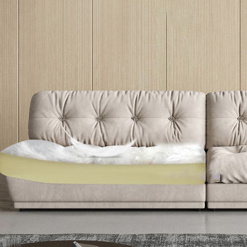 Faux Leather/ Suede Contemporary Tufted Split-Back Settee Sofa Clearhalo 'furn' 'furn_sofas' 'Furniture' 'Living Room Furniture' 'Sofa' 'sofas' 1200x1200_6c53739c-6830-47ed-9bfc-f19875fc0e3e