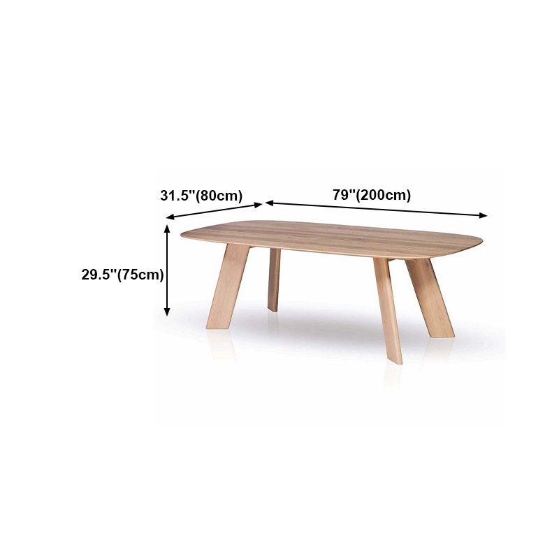 Rectangle Dining Table Solid Wood Table Luxury Style with 4 Legs Clearhalo ' dining_table' 'Dining Tables & Seating' 'Dining Tables' 'furn' 'furn_dining_table' 'Furniture' 'furniture_dining_table' 'Kitchen & Dining Furniture' 'kitchen&dining_furn' 'kitchen' 'kitchen_dining_table' 1200x1200_6c53f046-1199-4734-97ff-d476ff1ea883