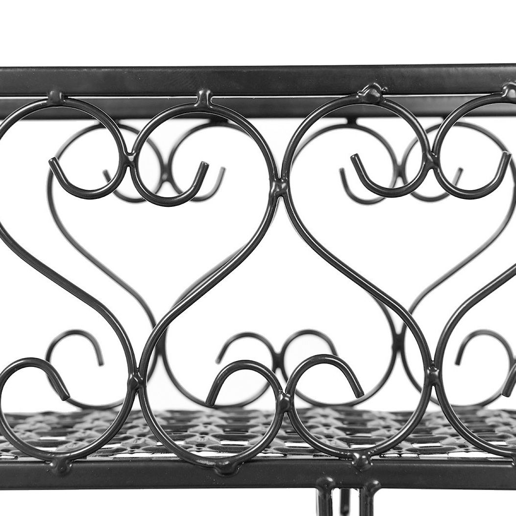 Metal Modern Wine Shelf with Bottle Stemware Holder Wall Mounted Wine Racks Clearhalo 'furn' 'furn_wine_racks' 'Furniture' 'Kitchen & Dining Furniture' 'Wine Racks' 'wine_racks' 1200x1200_6c569d1a-689d-4faa-a16d-66ebac6af340